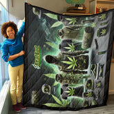 RealBud Camo Lightweight Breathable Quilt with Edge-Wrapping Strips - Iconic RBC Guy Design Yoycol